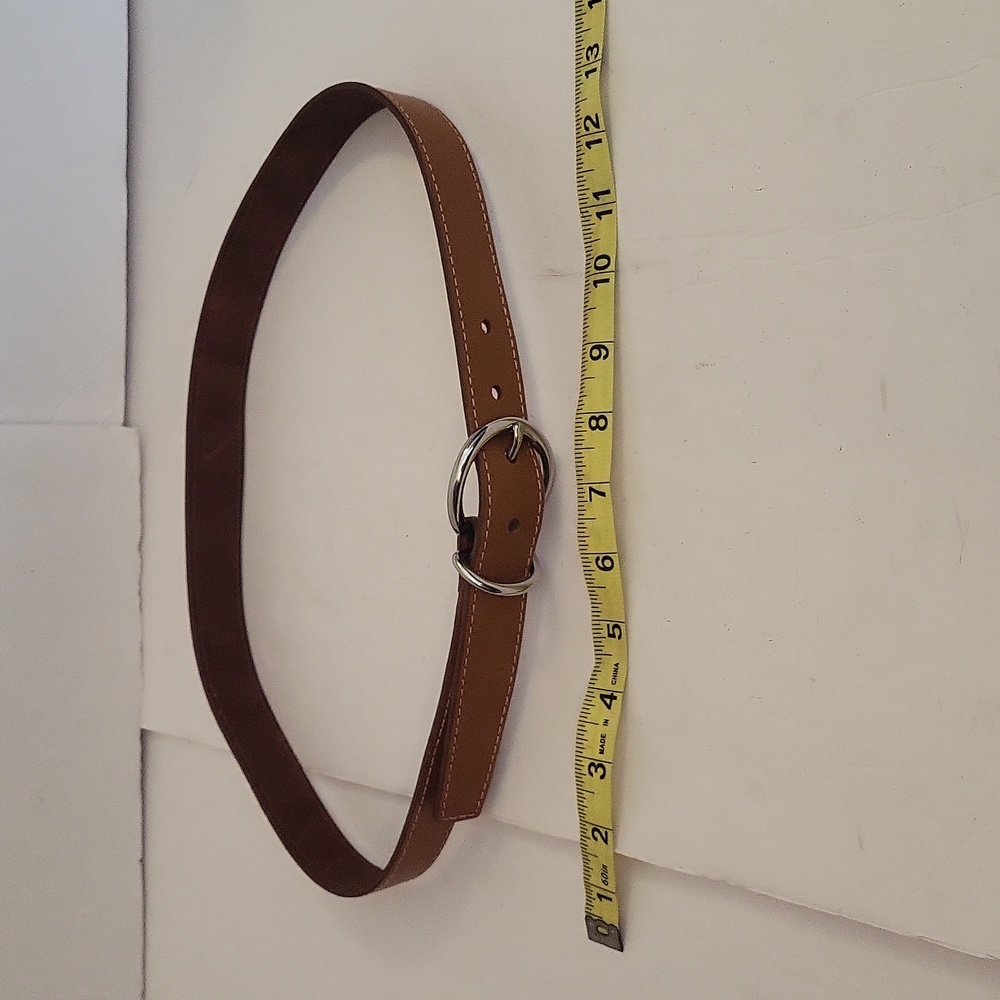 Like New Genuine Leather Belt, Tan, Size XS